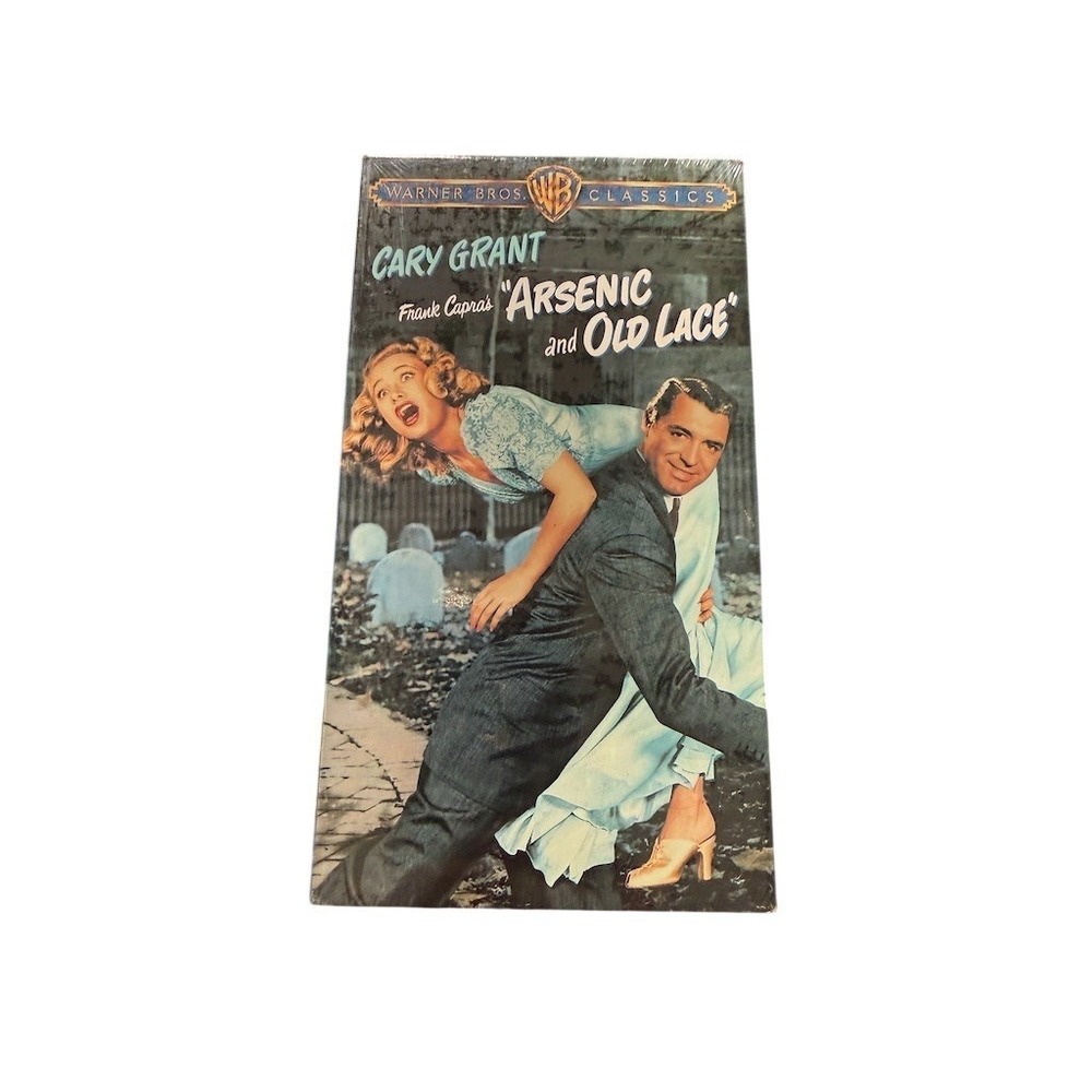 Arsenic and Old Lace VHS Tape Warner Bros Classics Comedy Cary Grant NR